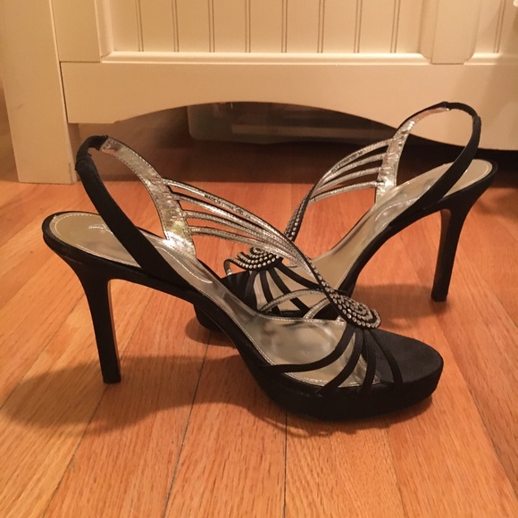 Nina Shoes - Nina Black Strappy Heels